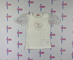 T-shirt HEART LOVE HEART - Pagano Baby Store