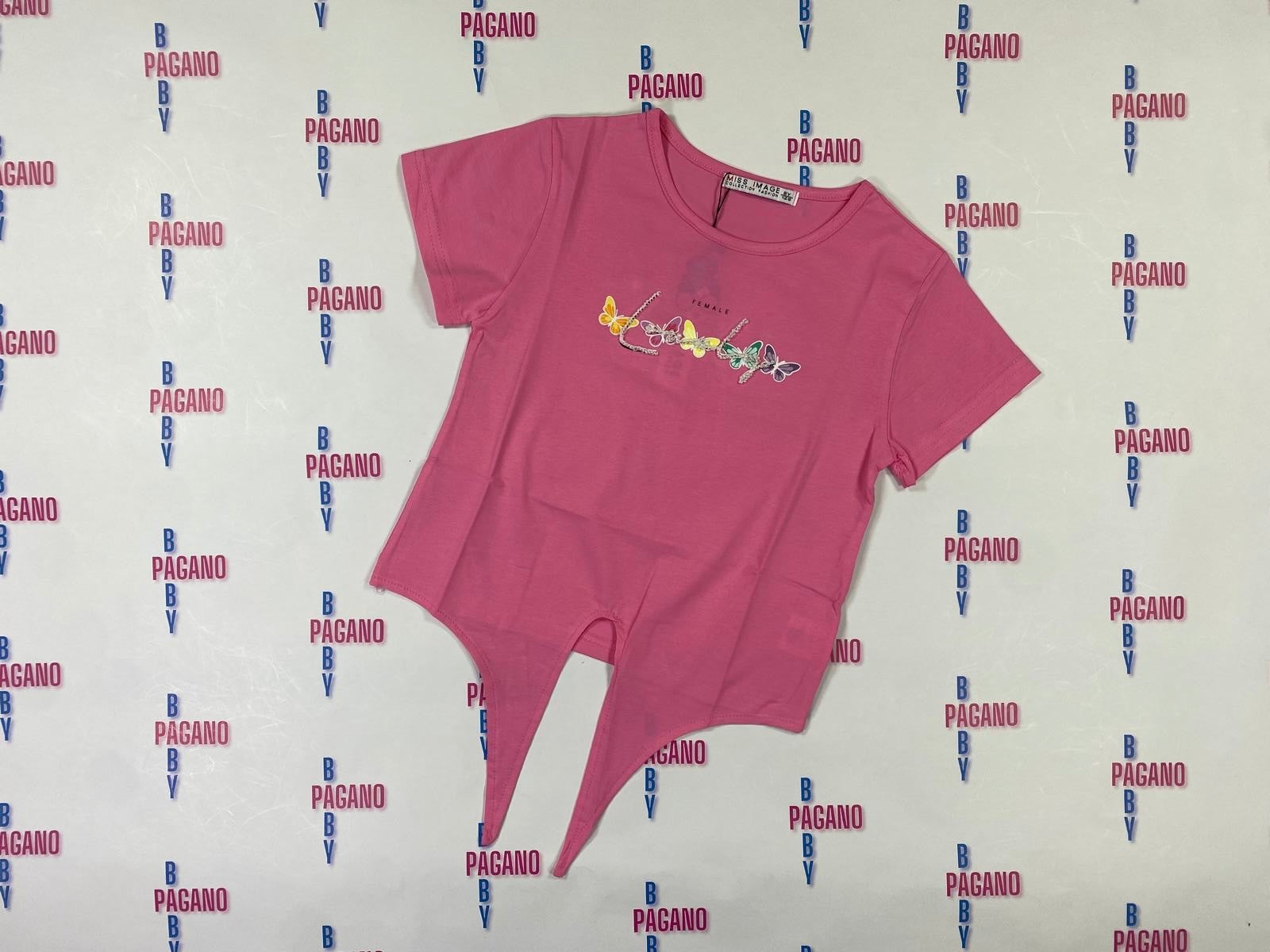 T-shirt BUTTER FLY NODO - Pagano Baby Store