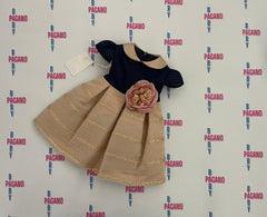 Abito CIAO BIMBA GOLD elegante e delicato