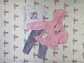Set tuta 3 pezzi UNICORN FLOWER LOVE
