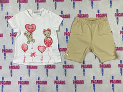 Completino LOVE PINK GIRLS - Pagano Baby Store