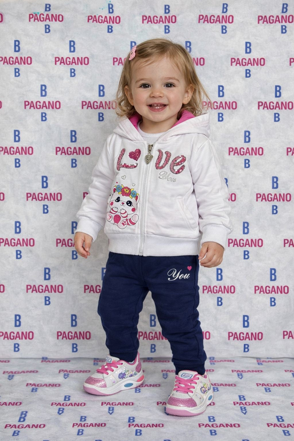 Tuta LOVE YOU CAT HAPPY - Pagano Baby Store