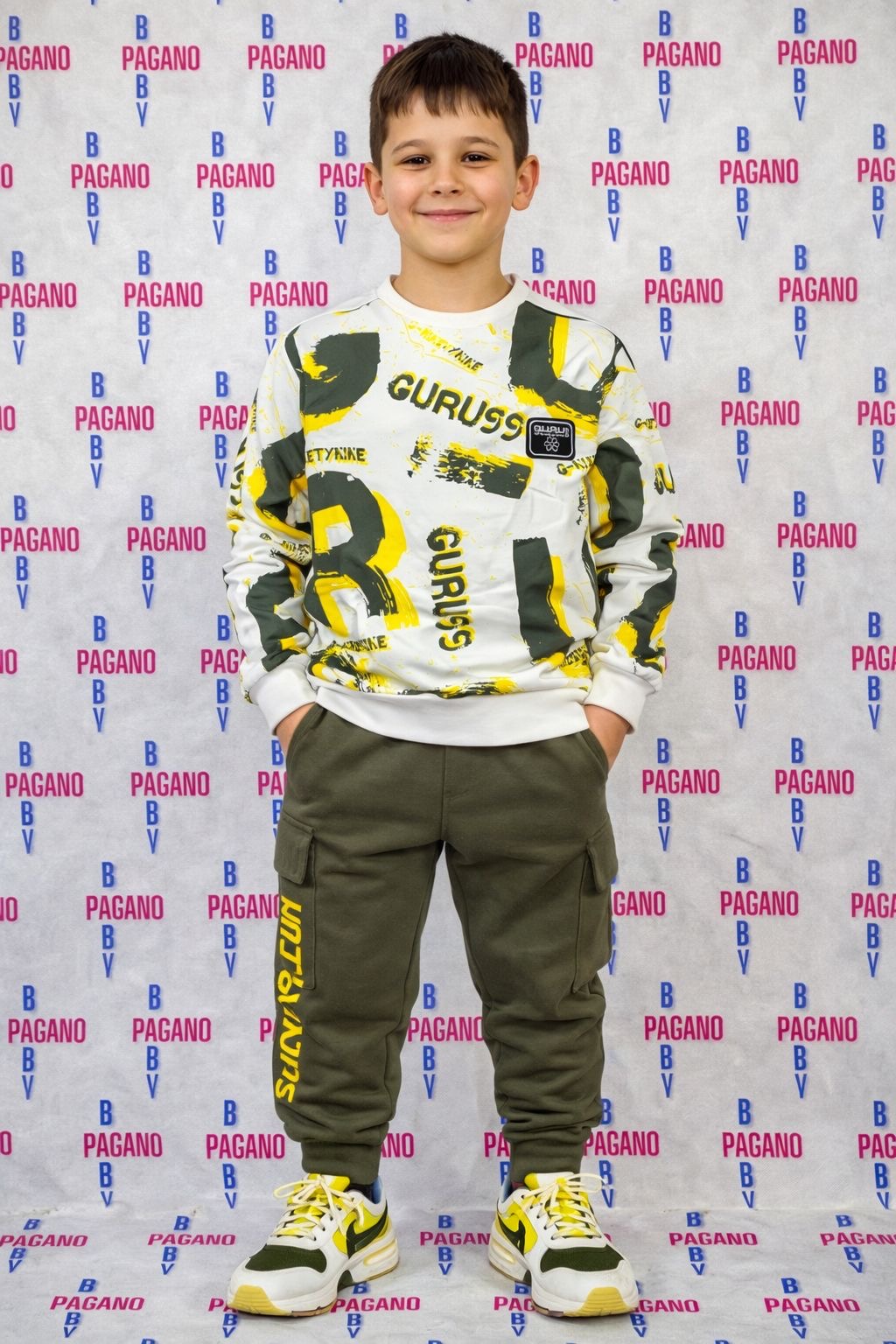 Tuta GURU99 GREEM E Yellow - Pagano Baby Store