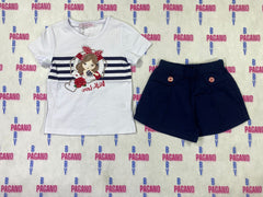 Completino WHITH LOVE ROSES - Pagano Baby Store
