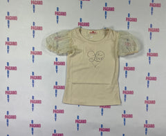 T-shirt HEART LOVE HEART - Pagano Baby Store