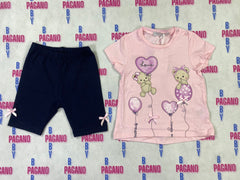 Completino LOVE PINK GIRLS - Pagano Baby Store