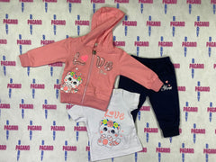 Tuta LOVE YOU CAT HAPPY - Pagano Baby Store