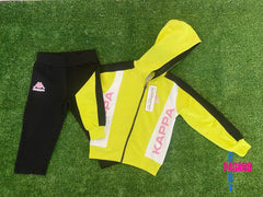 Tuta KAPPA YELLOW FLUO AND PINK