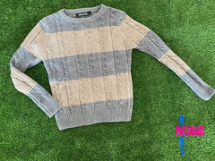 Maglione STRISCE TRECCE - Pagano Baby Store