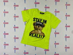 T-shirt STAY IN REALITY - Pagano Baby Store