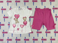 Completino LOVE PINK GIRLS - Pagano Baby Store