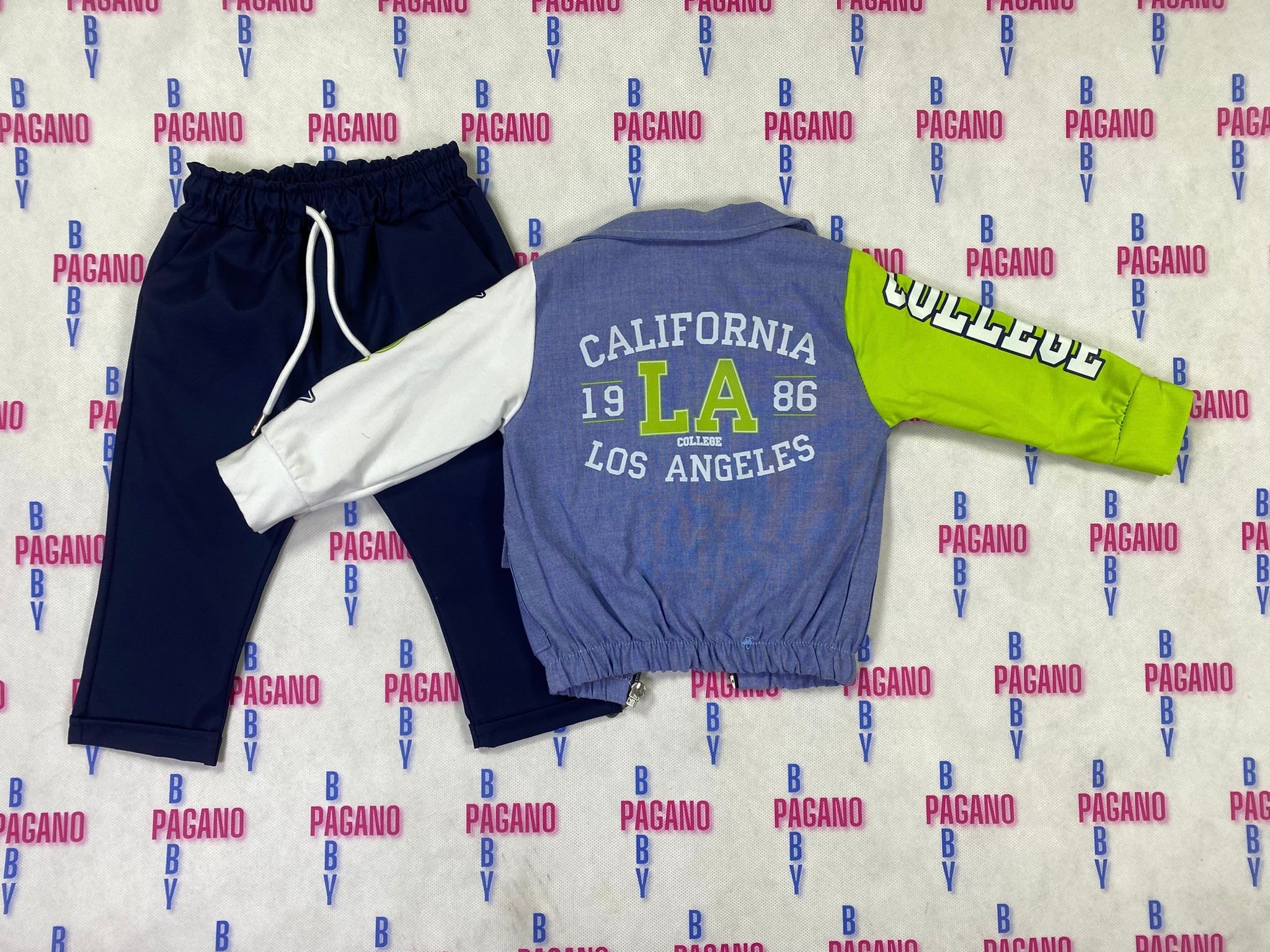 Set CALIFORNIA 19LA86 POSITIVE - Pagano Baby Store