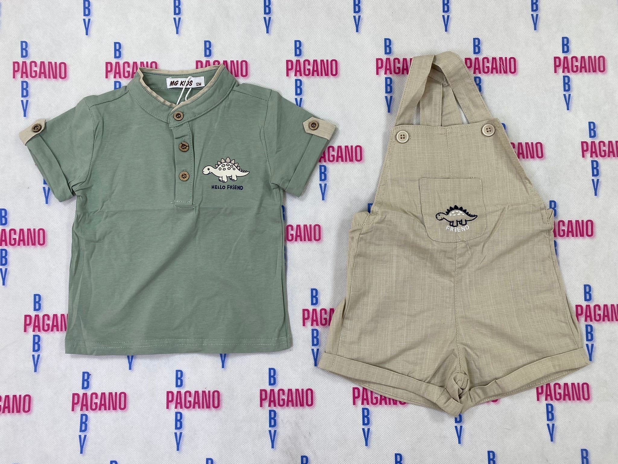 Set HELLO FRIENDS DINO - Pagano Baby Store