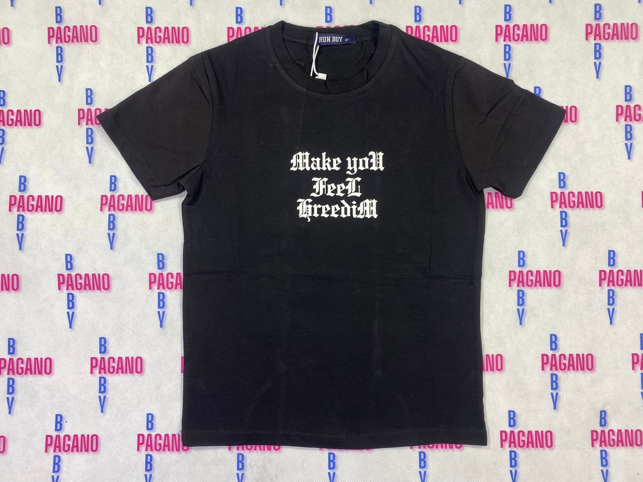 T-shirt MAKE YOU FEEL - Pagano Baby Store