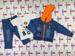 Set BEAR ORANGE - Pagano Baby Store