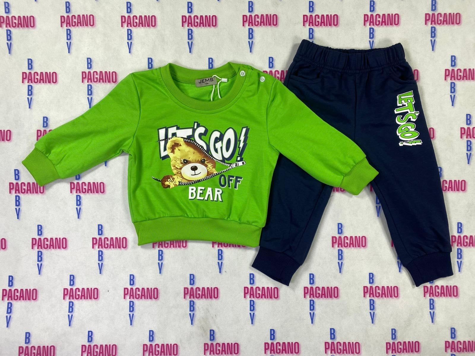 Tuta LET'S GO! OFF BEAR - Pagano Baby Store