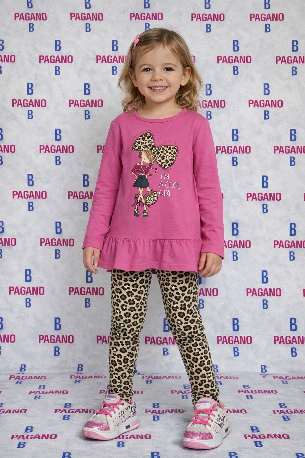 Completino LEOPARD I'M A COOL GIRL - Pagano Baby Store