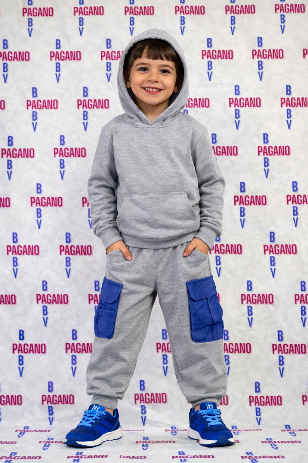 Panta-tuta CARGO TWO COLOR - Pagano Baby Store