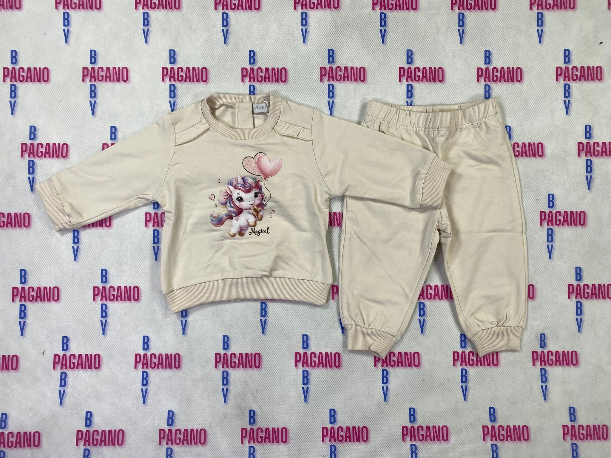 Tuta UNICORN LOVE - Pagano Baby Store