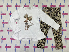Completino LEOPARD I'M A COOL GIRL - Pagano Baby Store