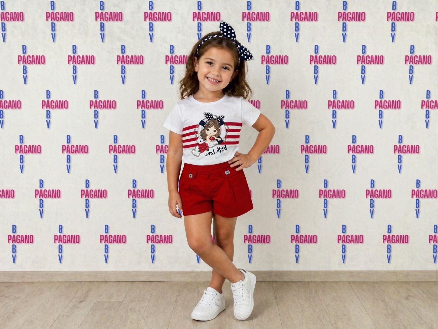 Completino WHITH LOVE ROSES - Pagano Baby Store