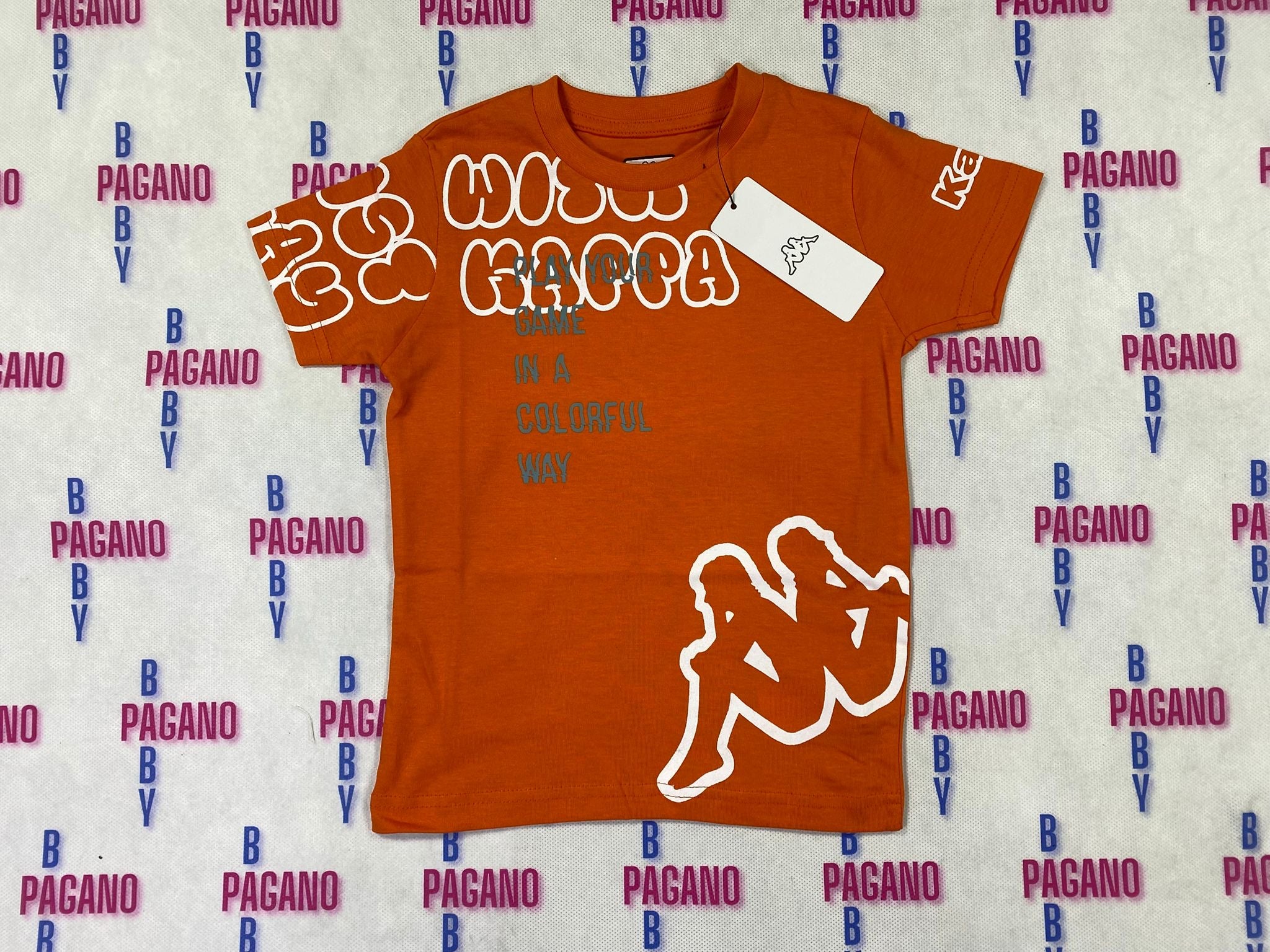 T-shirt KAPPA ORANGE BABY - Pagano Baby Store