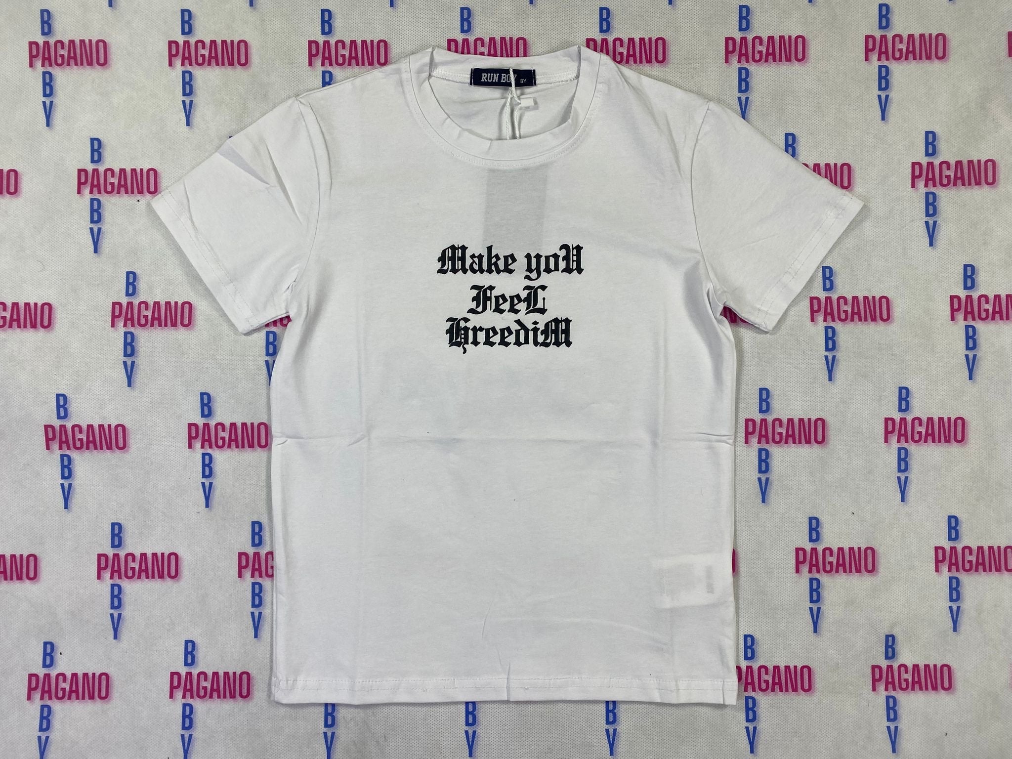 T-shirt MAKE YOU FEEL - Pagano Baby Store
