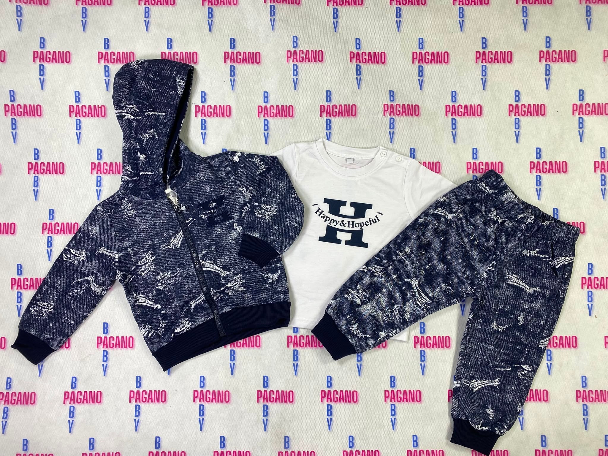 Tuta HAPPY E HOPEFUL - Pagano Baby Store