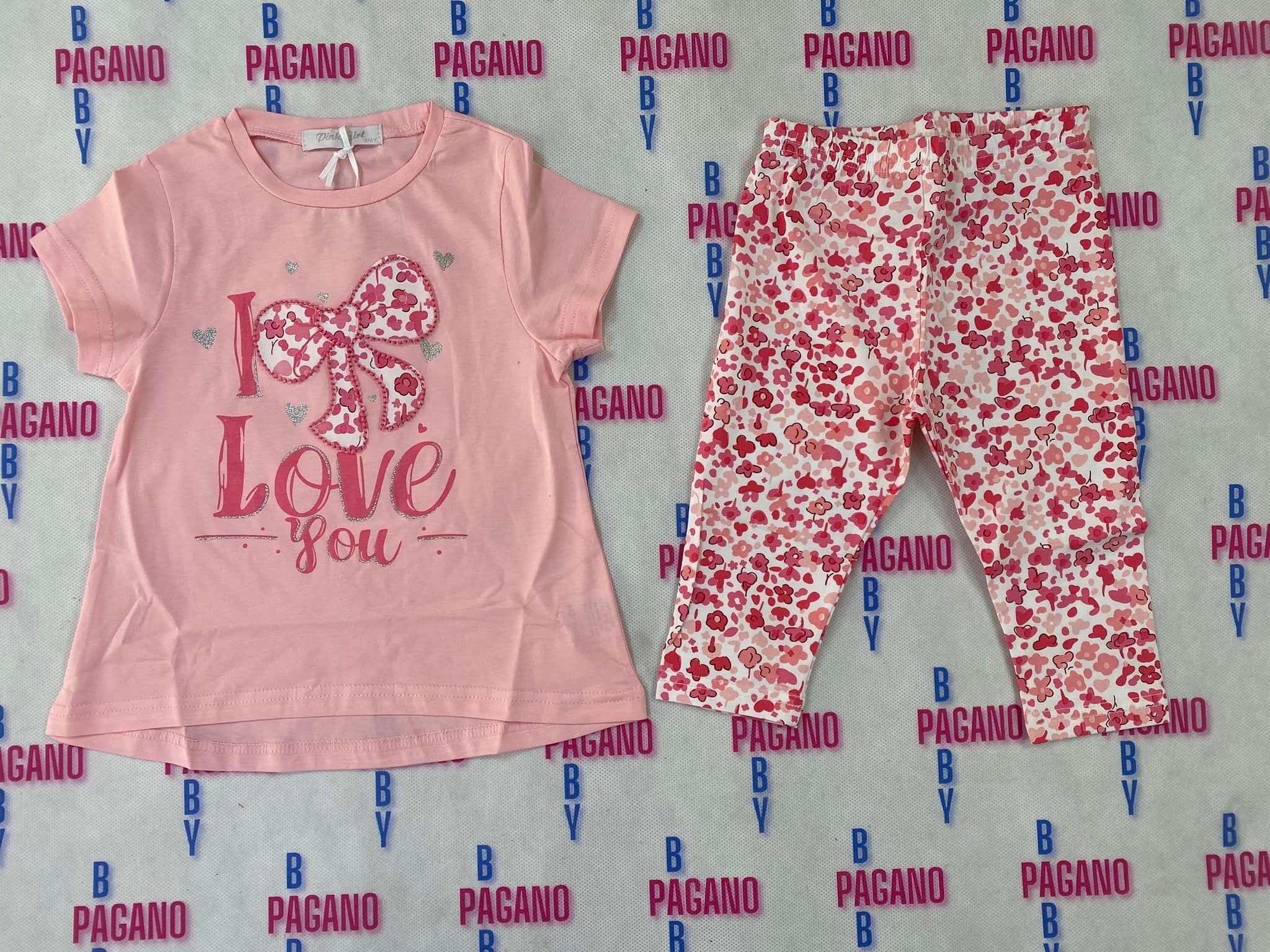 Completino I LOVE FICCO YOU - Pagano Baby Store