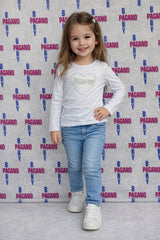 Maglietta AMOUR HEART LOVE - Pagano Baby Store