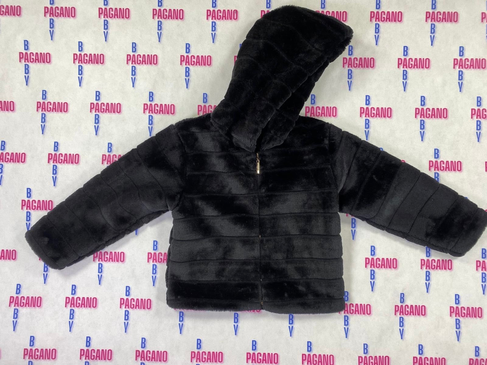 Pelliccia BLACK AND PINK