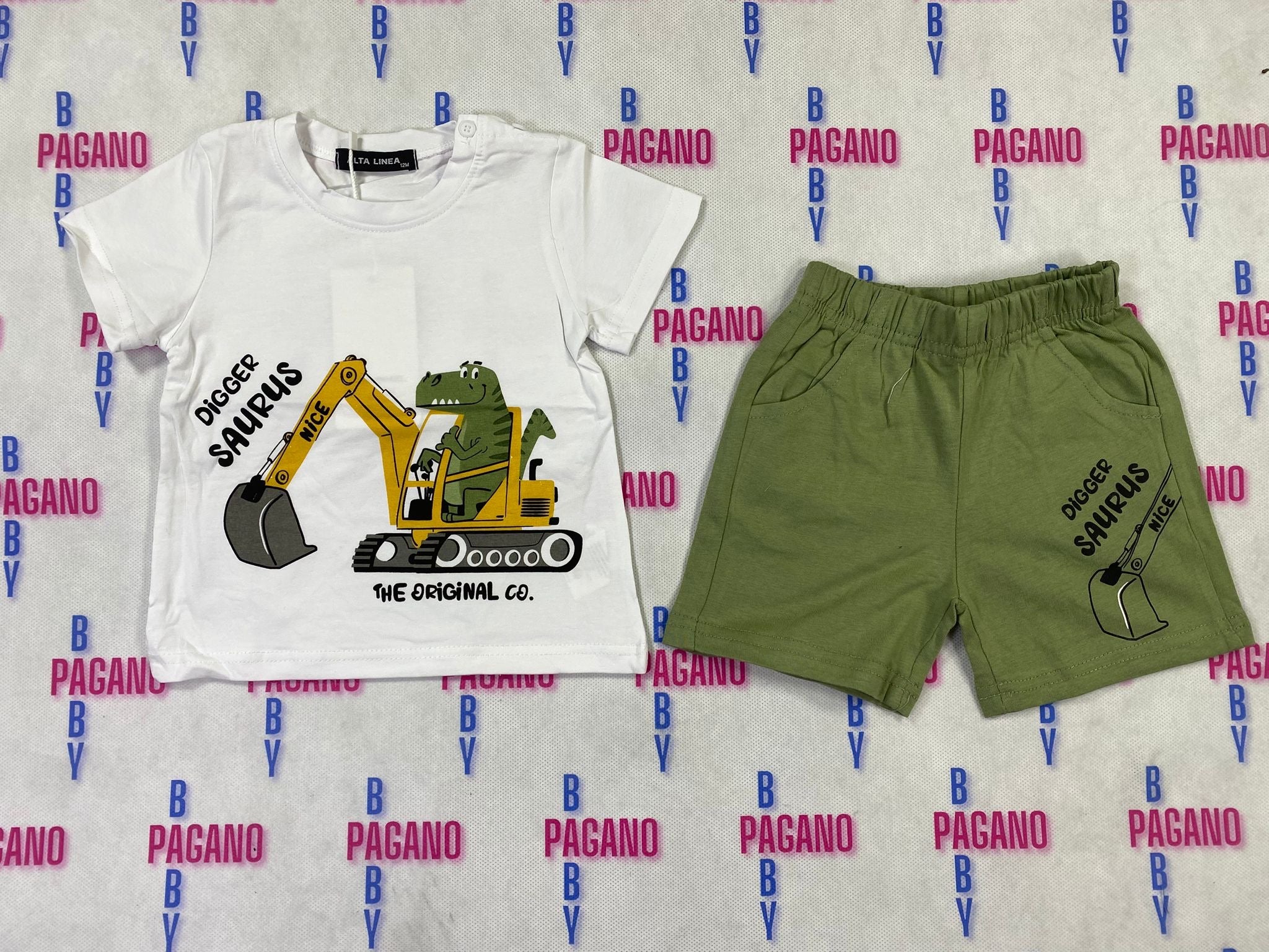Completino DIGGER SAURUS - Pagano Baby Store