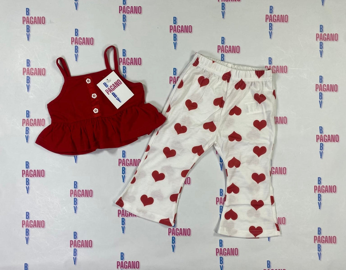 Set RED HEART