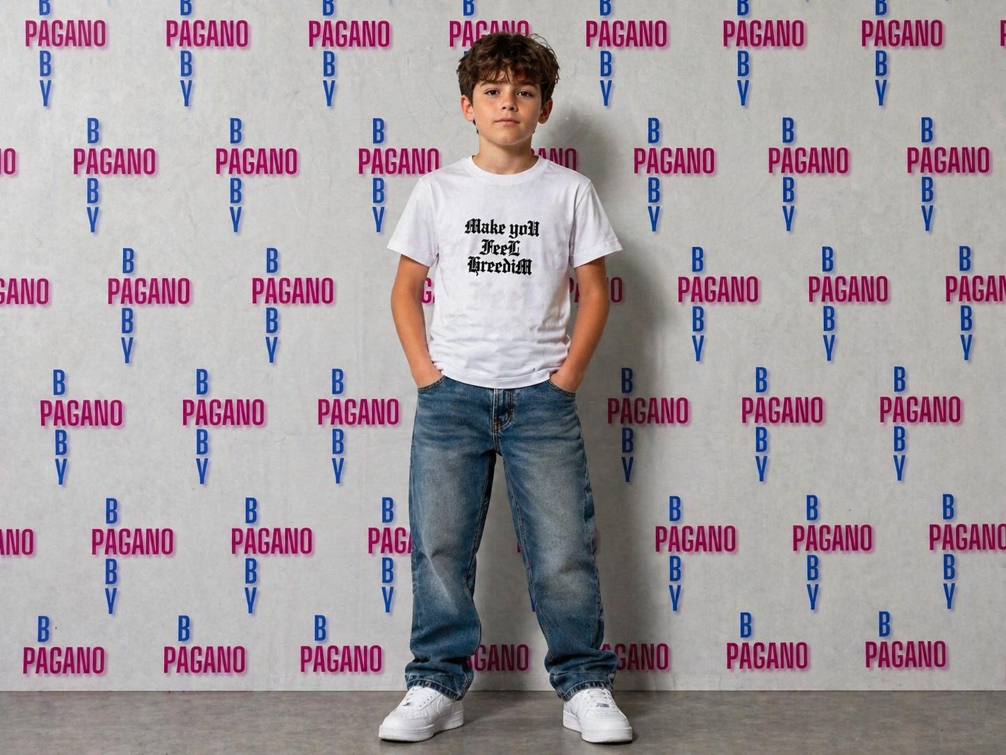 T-shirt MAKE YOU FEEL - Pagano Baby Store